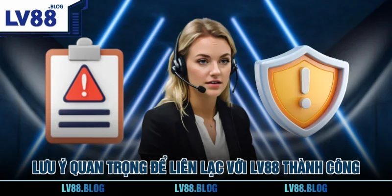 Lưu ý quan trọng để liên lạc với LV88 thành công